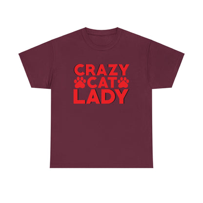 Crazy cat lady— Heavy Cotton Tee