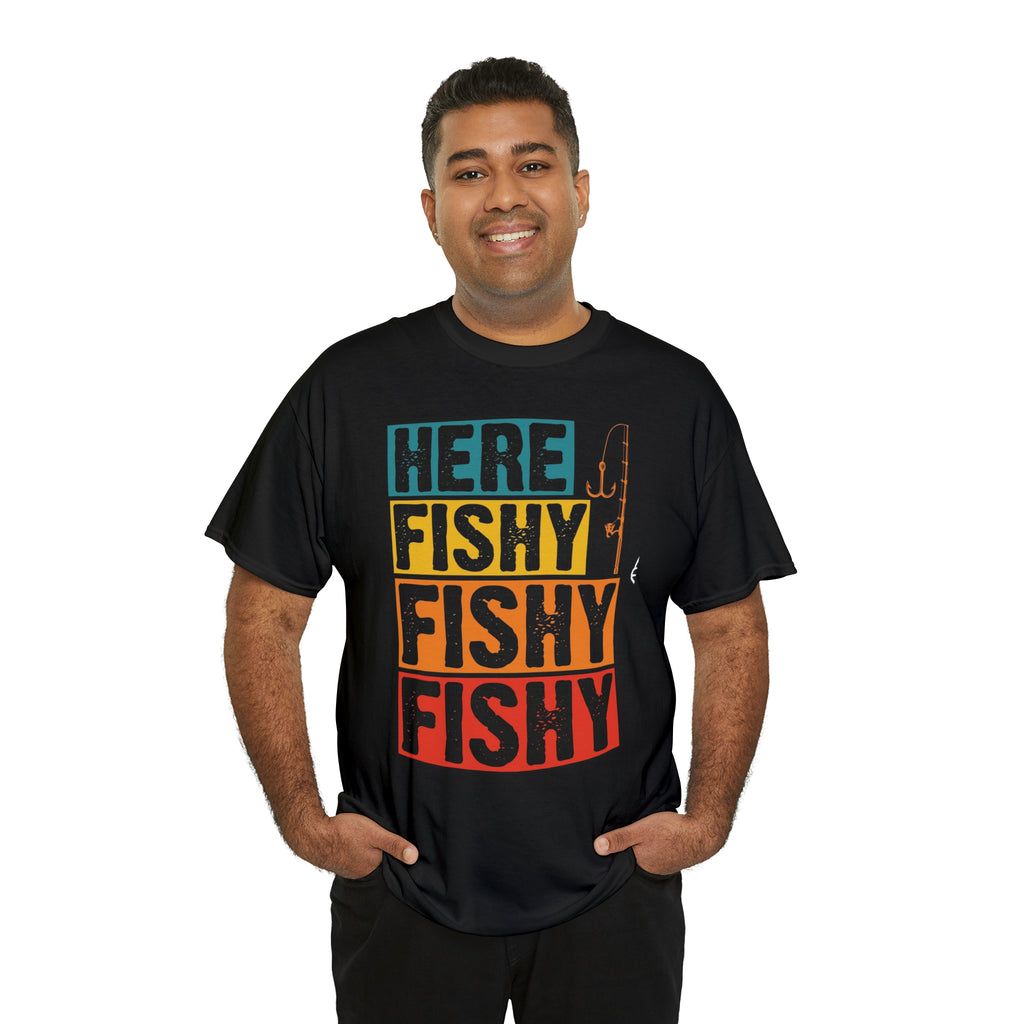 Here fishy fishy— Heavy Cotton Tee