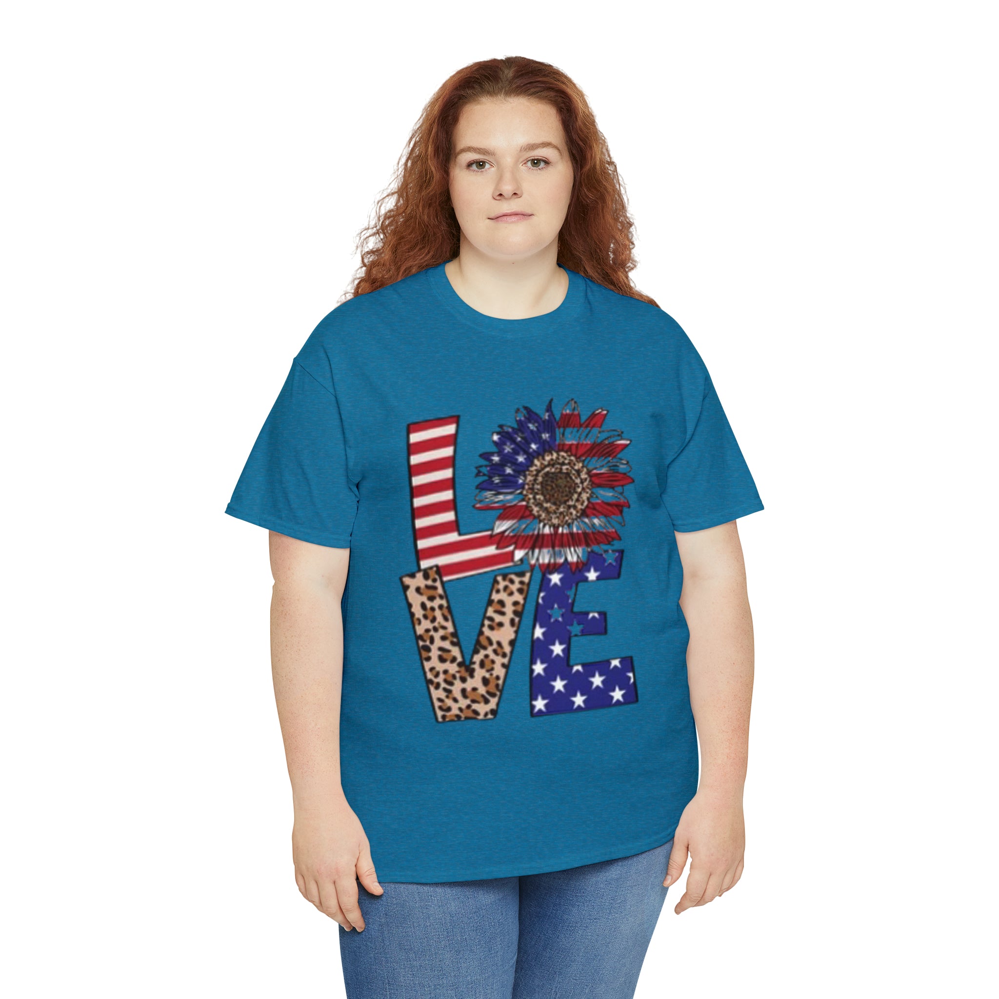 USA love-  Heavy Cotton Tee