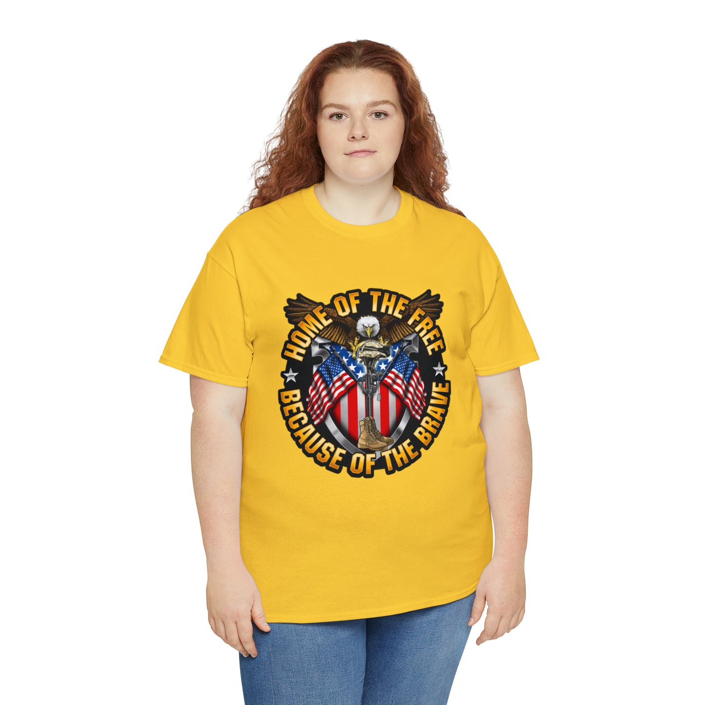 Home of the brave - Unisex Heavy Cotton Tee