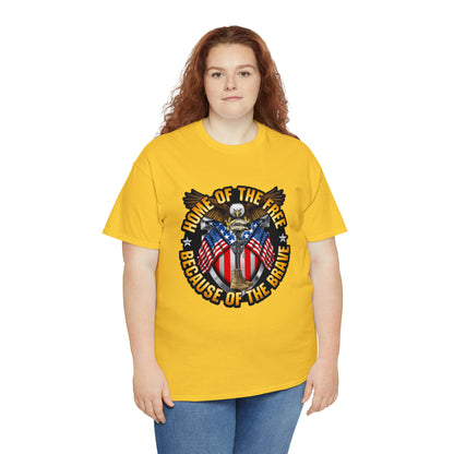 Home of the brave - Unisex Heavy Cotton Tee