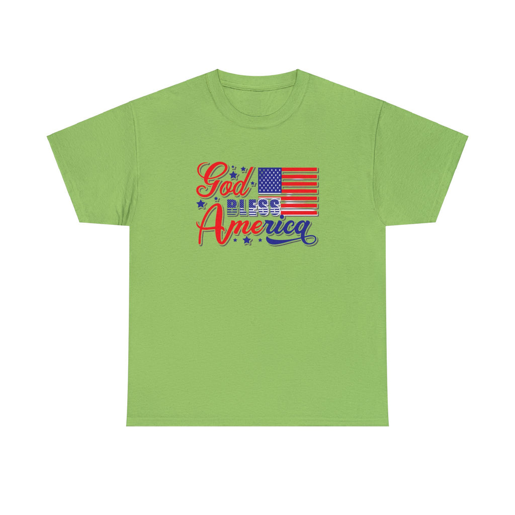 God bless America Heavy Cotton Tee shirt