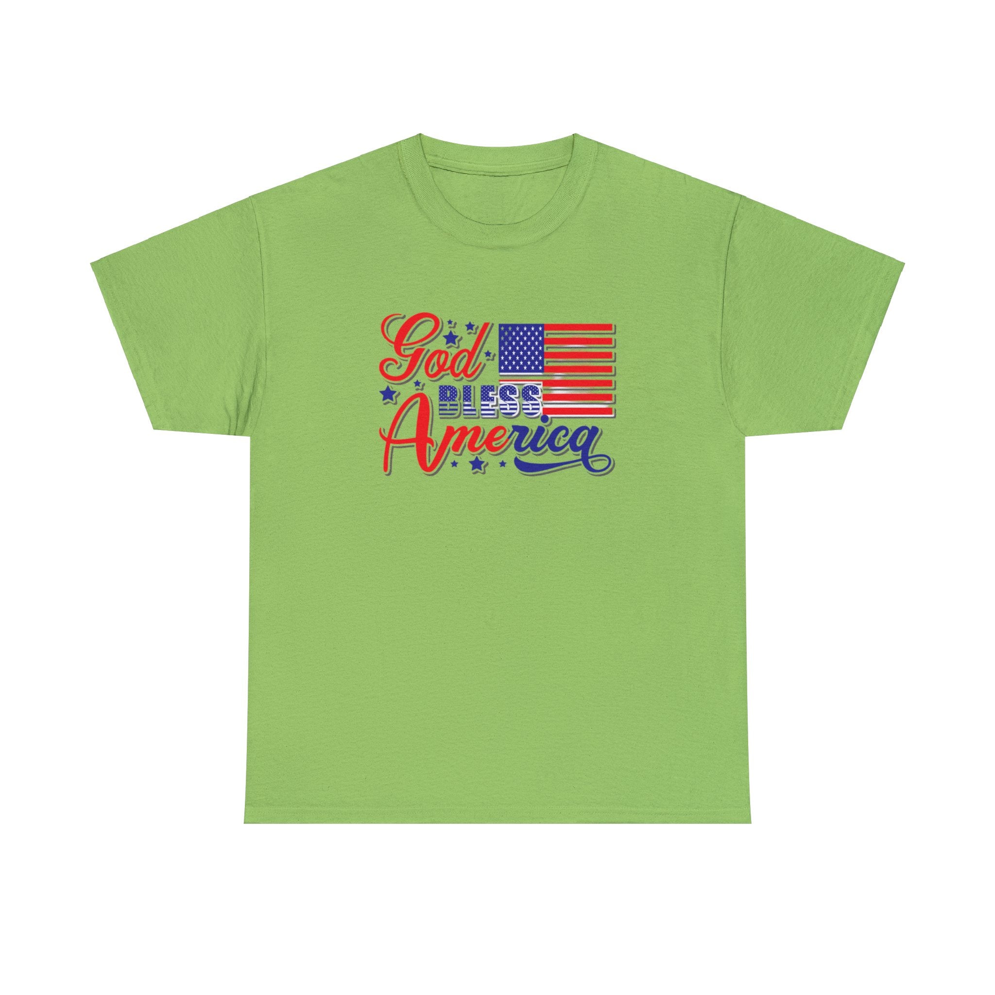 God bless America Heavy Cotton Tee shirt