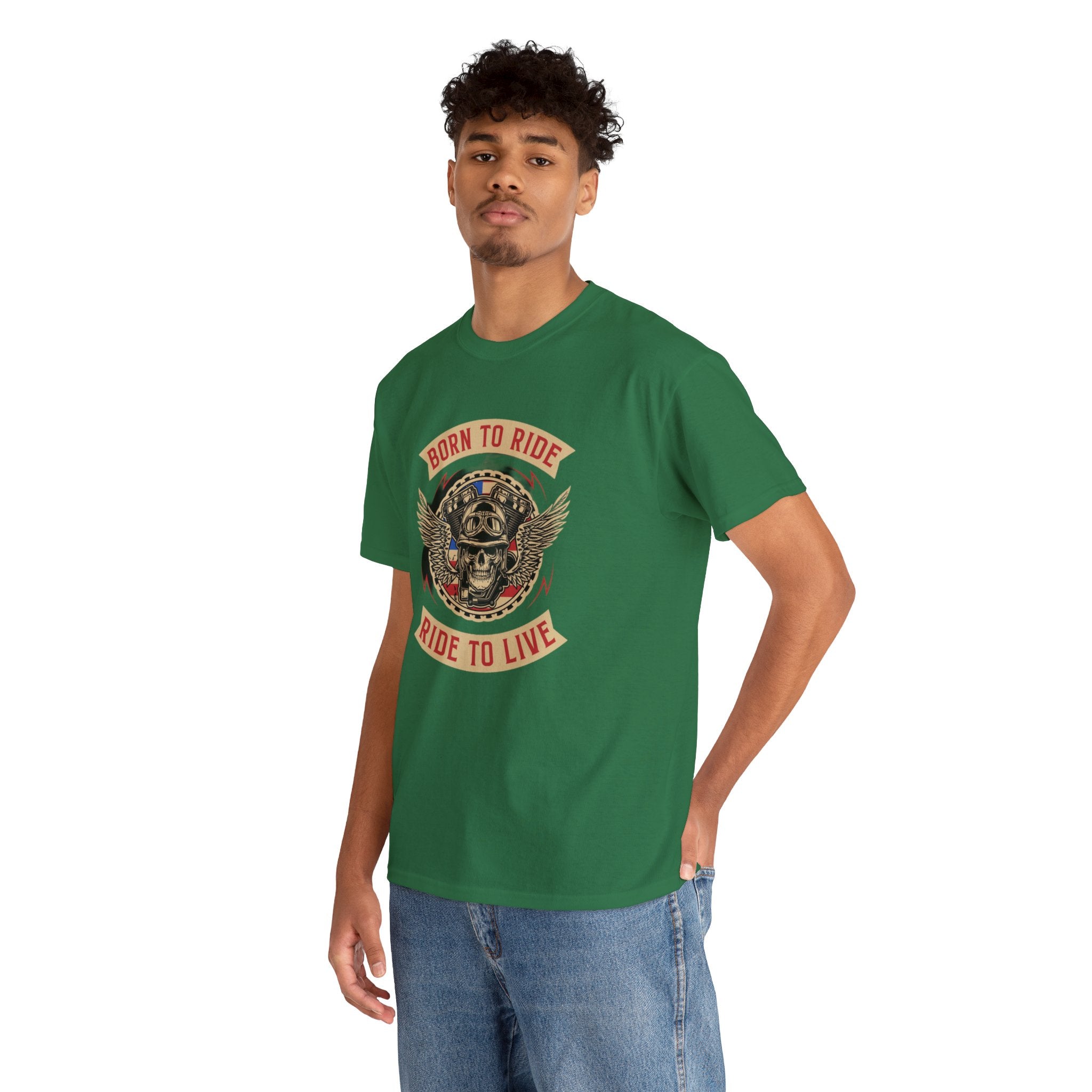 Born to ride—Heavy Cotton Tee