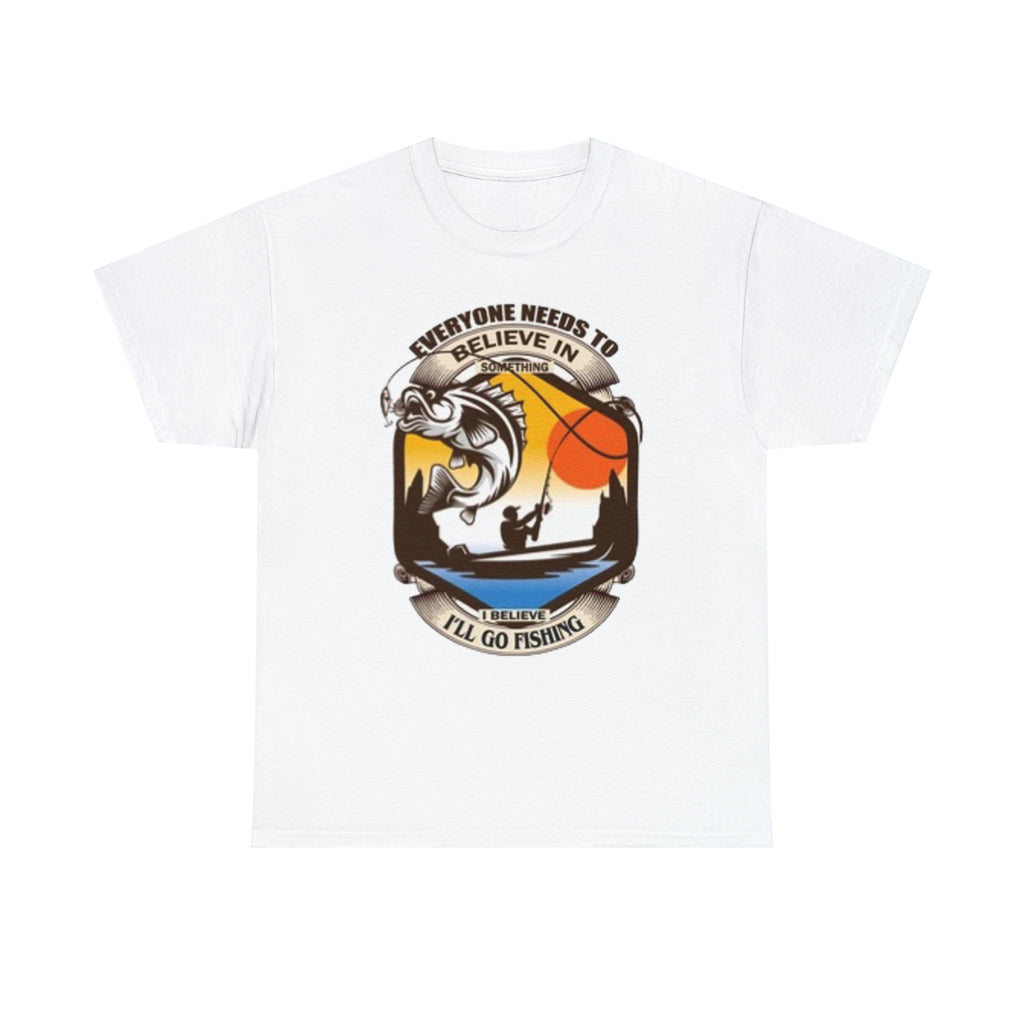 Fishing-Heavy Cotton Tee