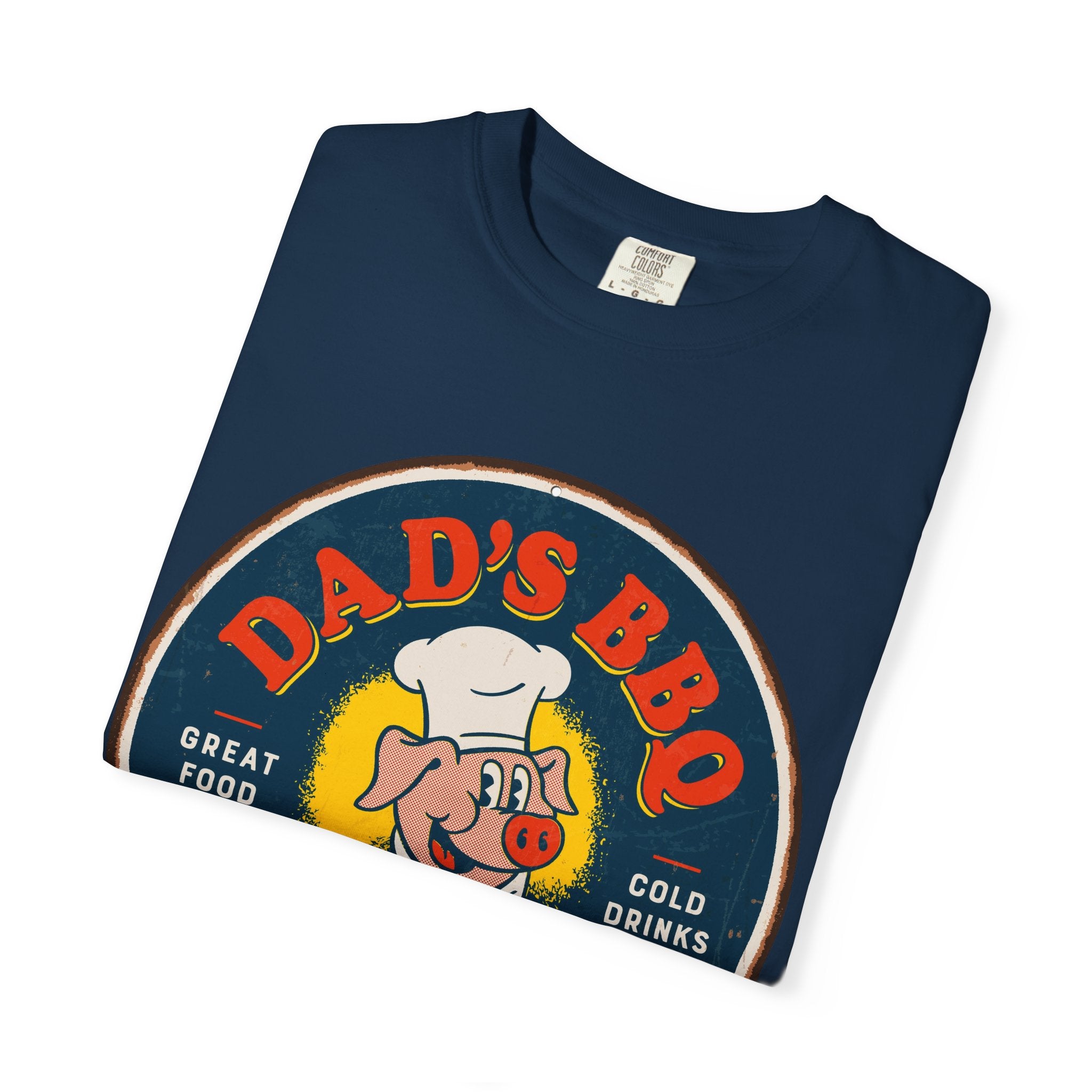 Dad's BBQ T-Shirt - Chill & Grill Design