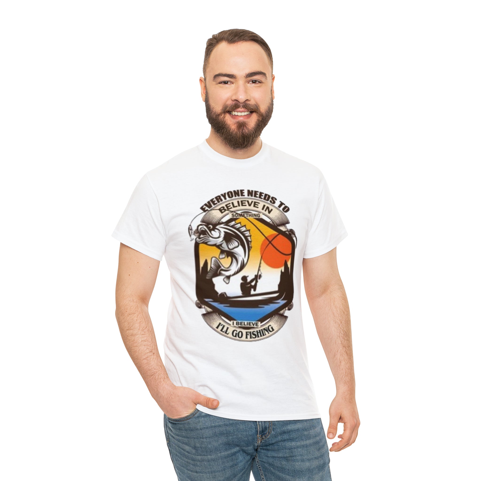 Fishing-Heavy Cotton Tee