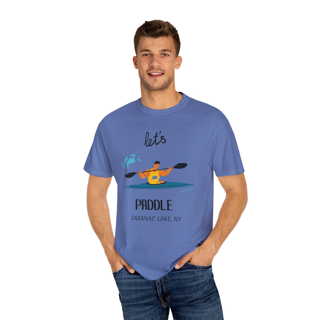 Kayaking T-Shirt - "Let's Paddle" unisex