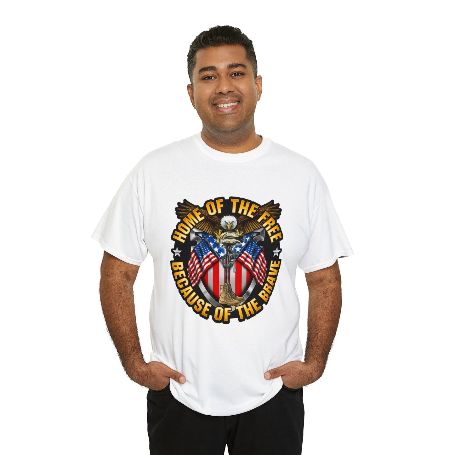 Home of the brave - Unisex Heavy Cotton Tee