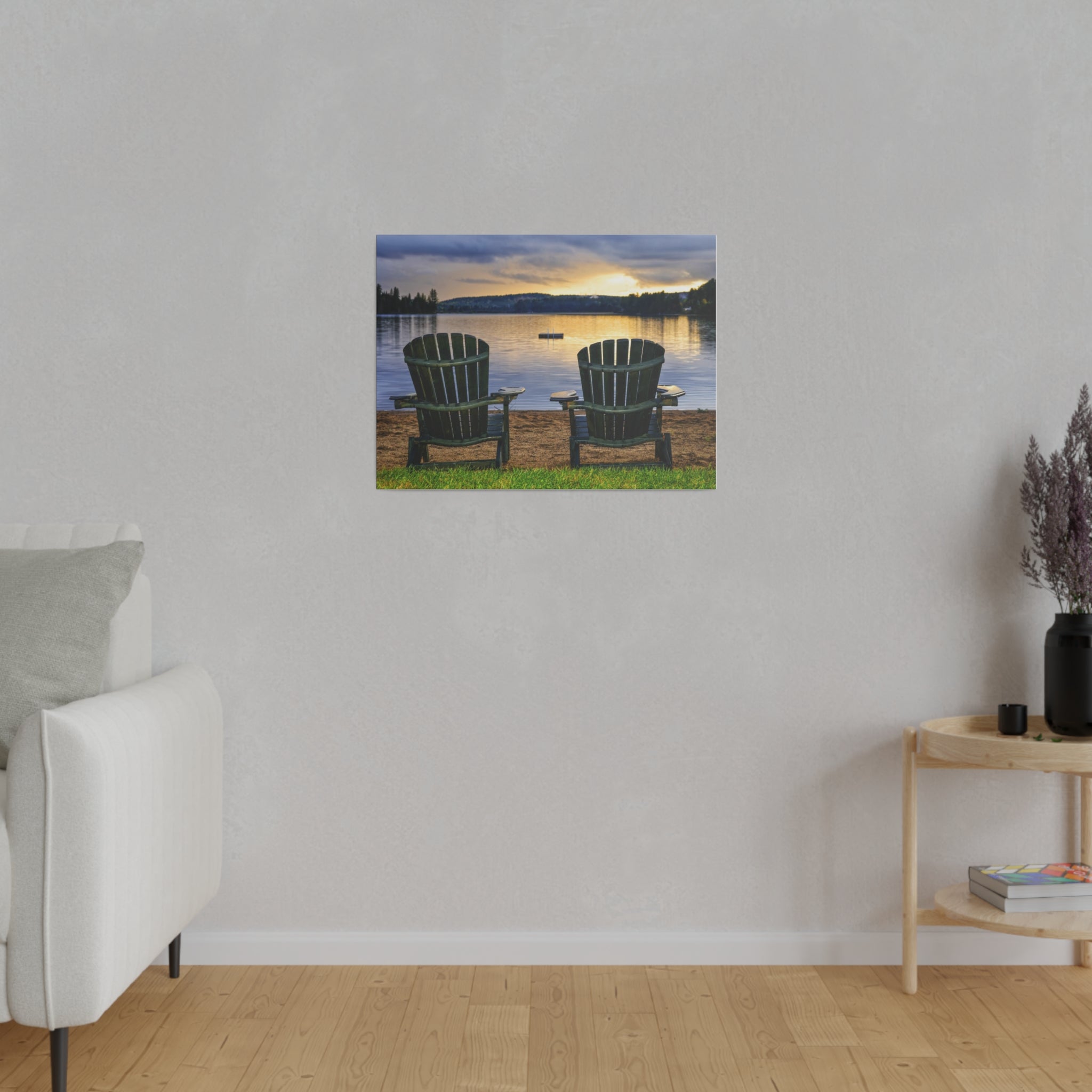 Adirondacks- beach- Matte Canvas, Stretched, 0.75"
