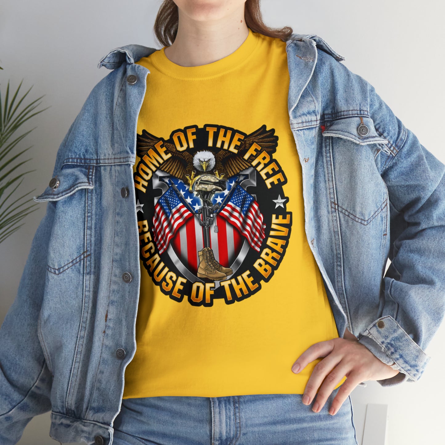 Home of the brave - Unisex Heavy Cotton Tee