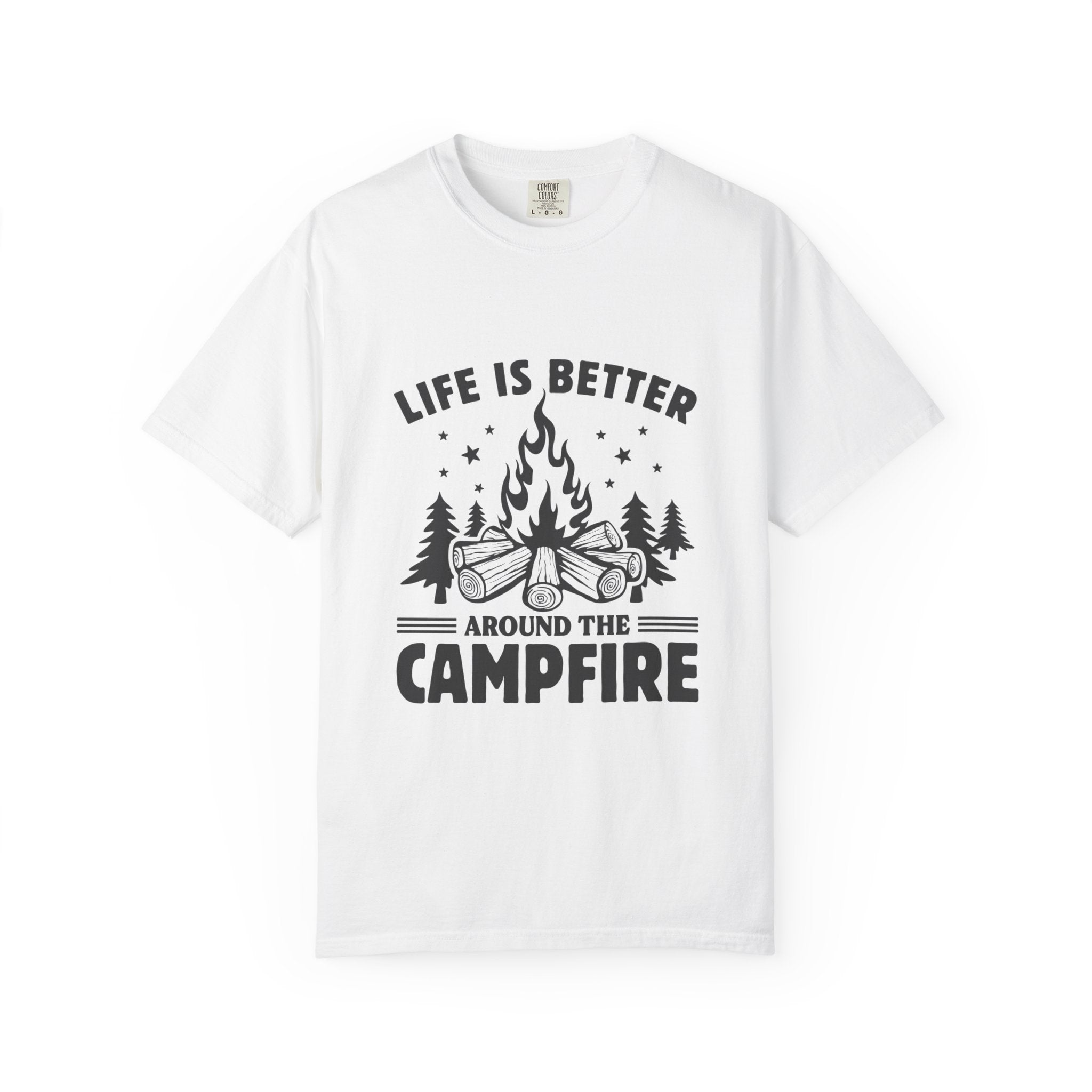 Campfire Vibes Unisex T-Shirt | Outdoor Adventure Tee | Camping Gift | Life is Better Around the Campfire | Casual Summer Shirt, [...]