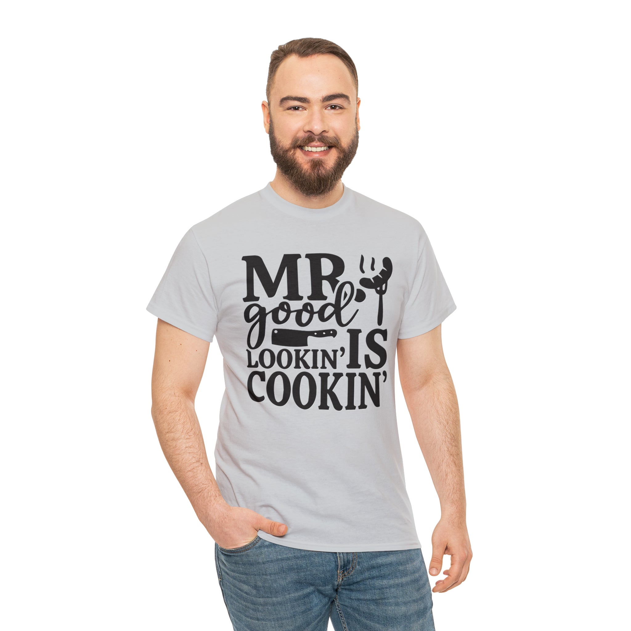 Mr good looking— Heavy Cotton Tee