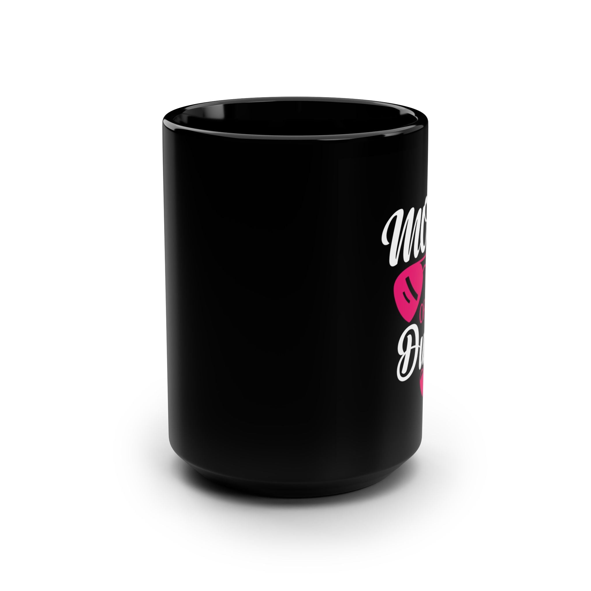 Mom Off Duty Black Mug - 15oz Coffee Cup for Busy Moms, Gift for Mother's Day, Relaxation, Home, Office, Fun Design