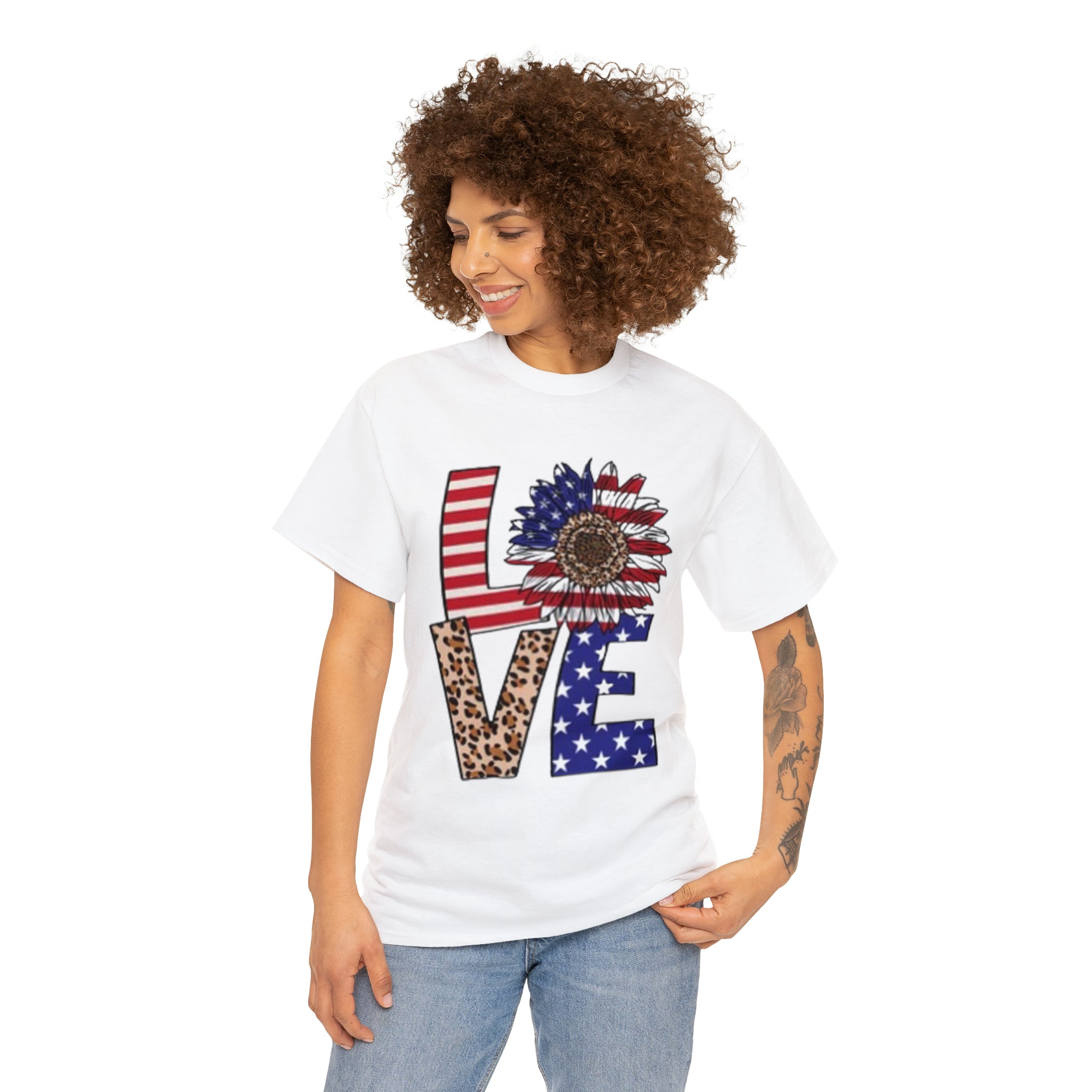USA love-  Heavy Cotton Tee