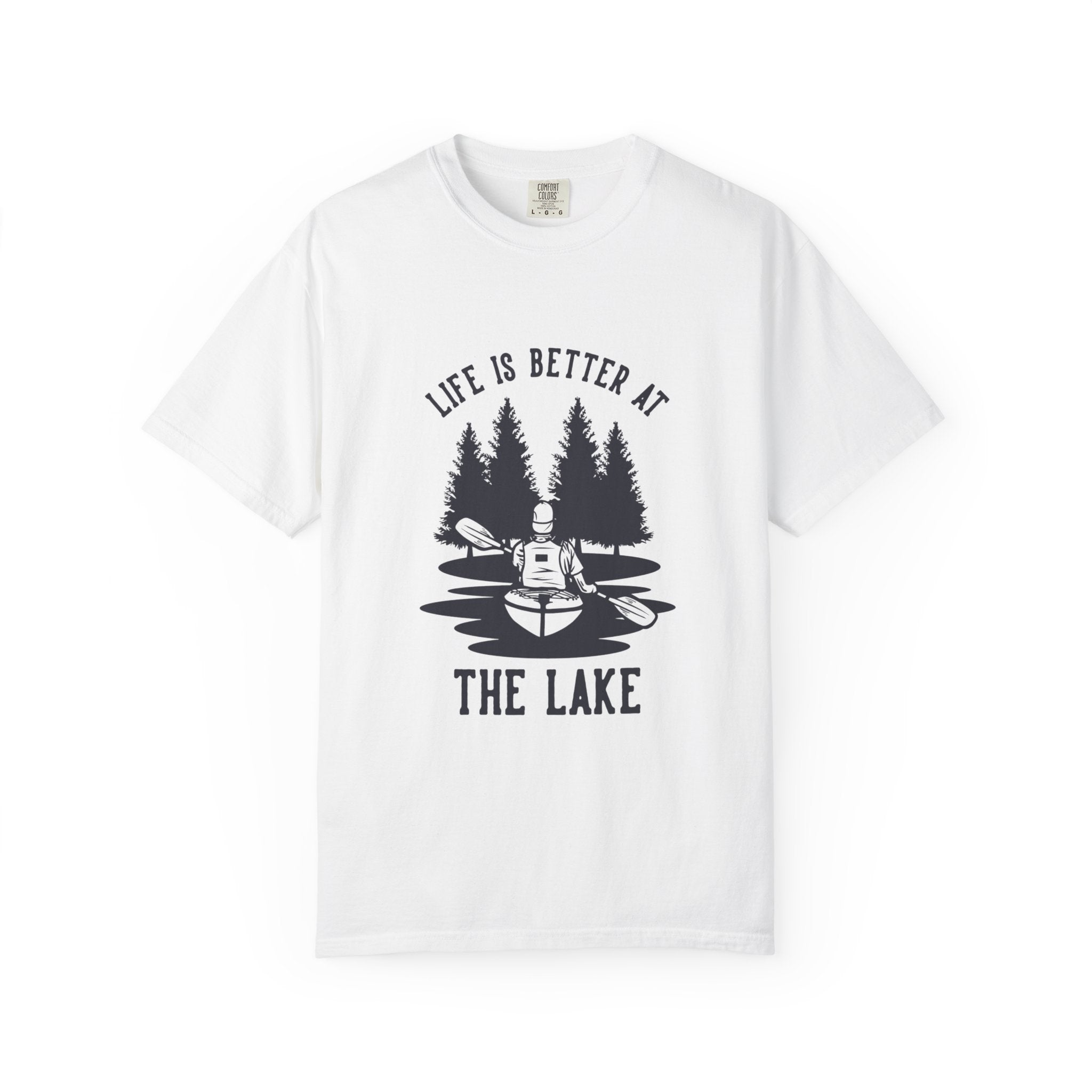 Lake Life Unisex Garment-Dyed T-Shirt - "Life is Better at the Lake"
