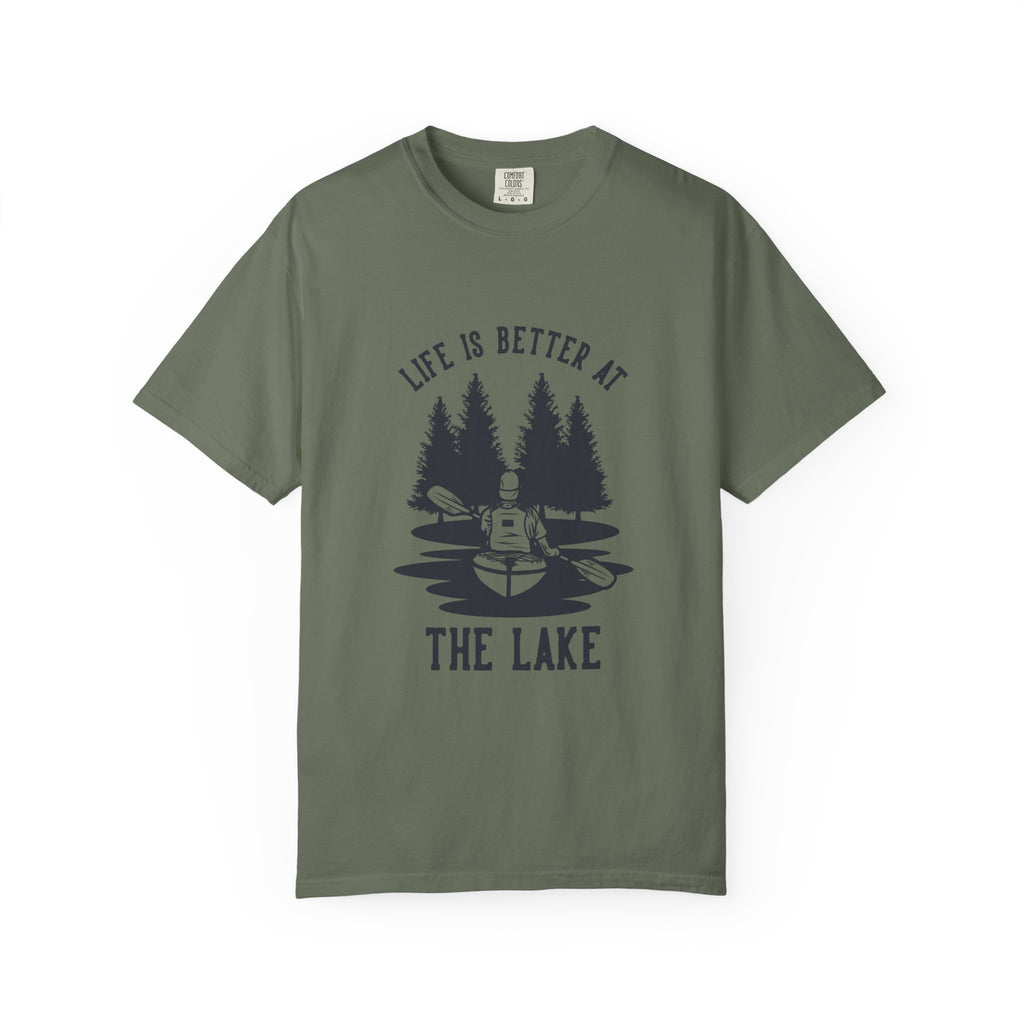 Lake Life Unisex Garment-Dyed T-Shirt - "Life is Better at the Lake"