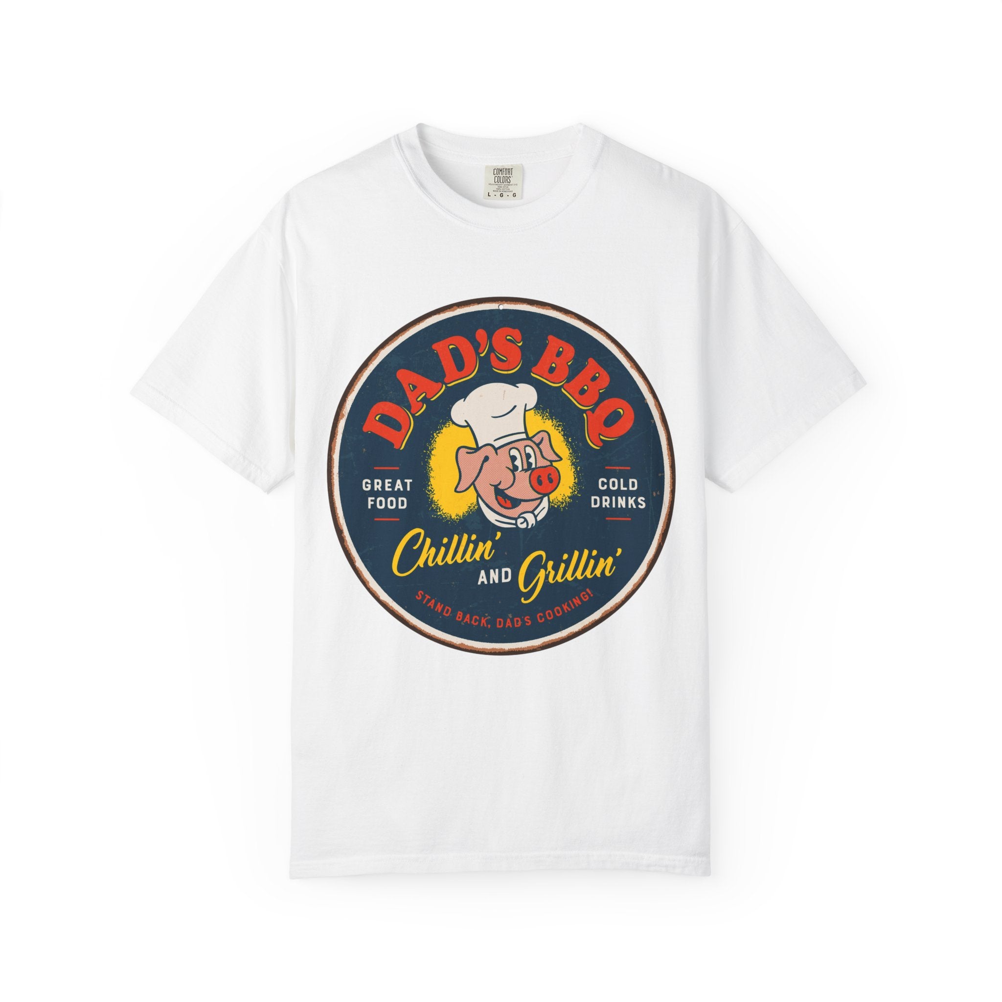 Dad's BBQ T-Shirt - Chill & Grill Design
