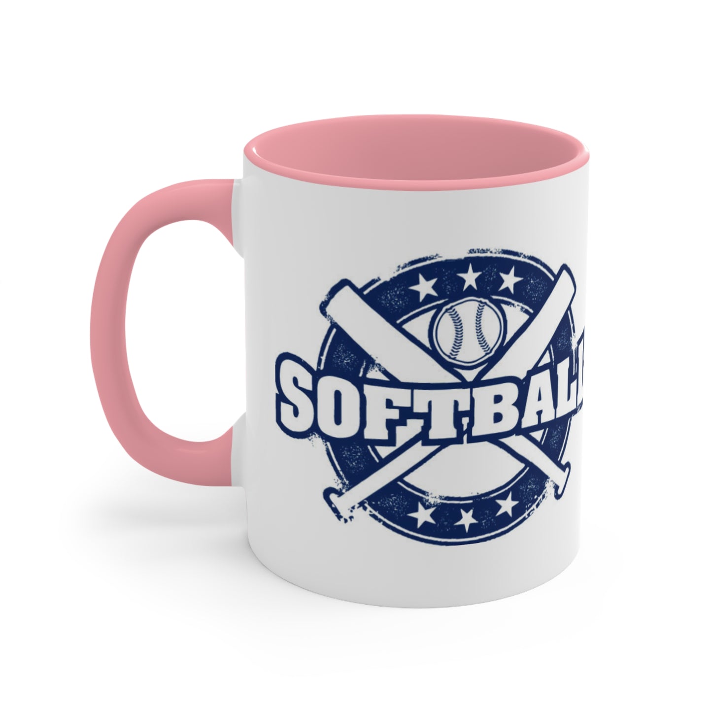 SoftBall- Accent Mug