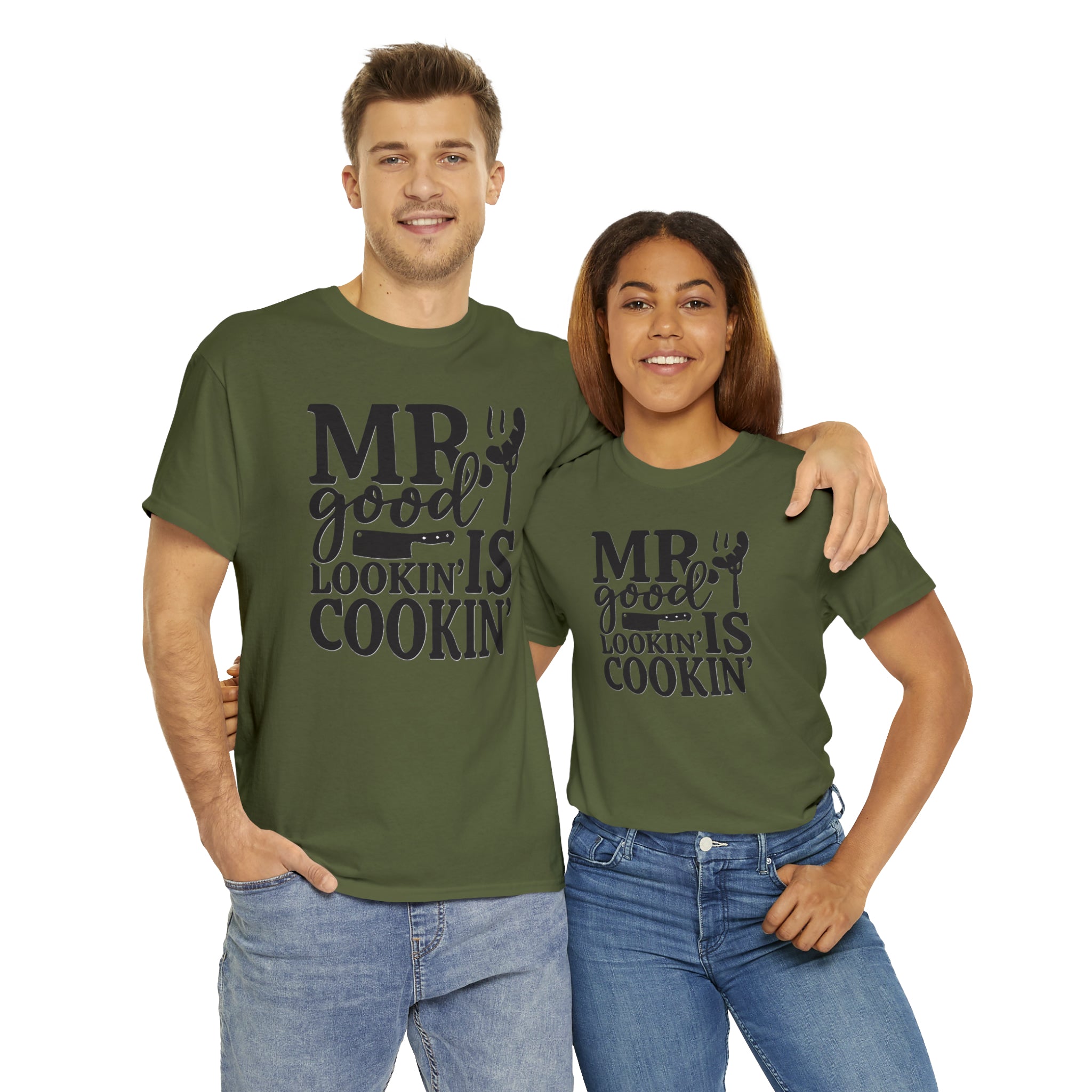 Mr good looking— Heavy Cotton Tee
