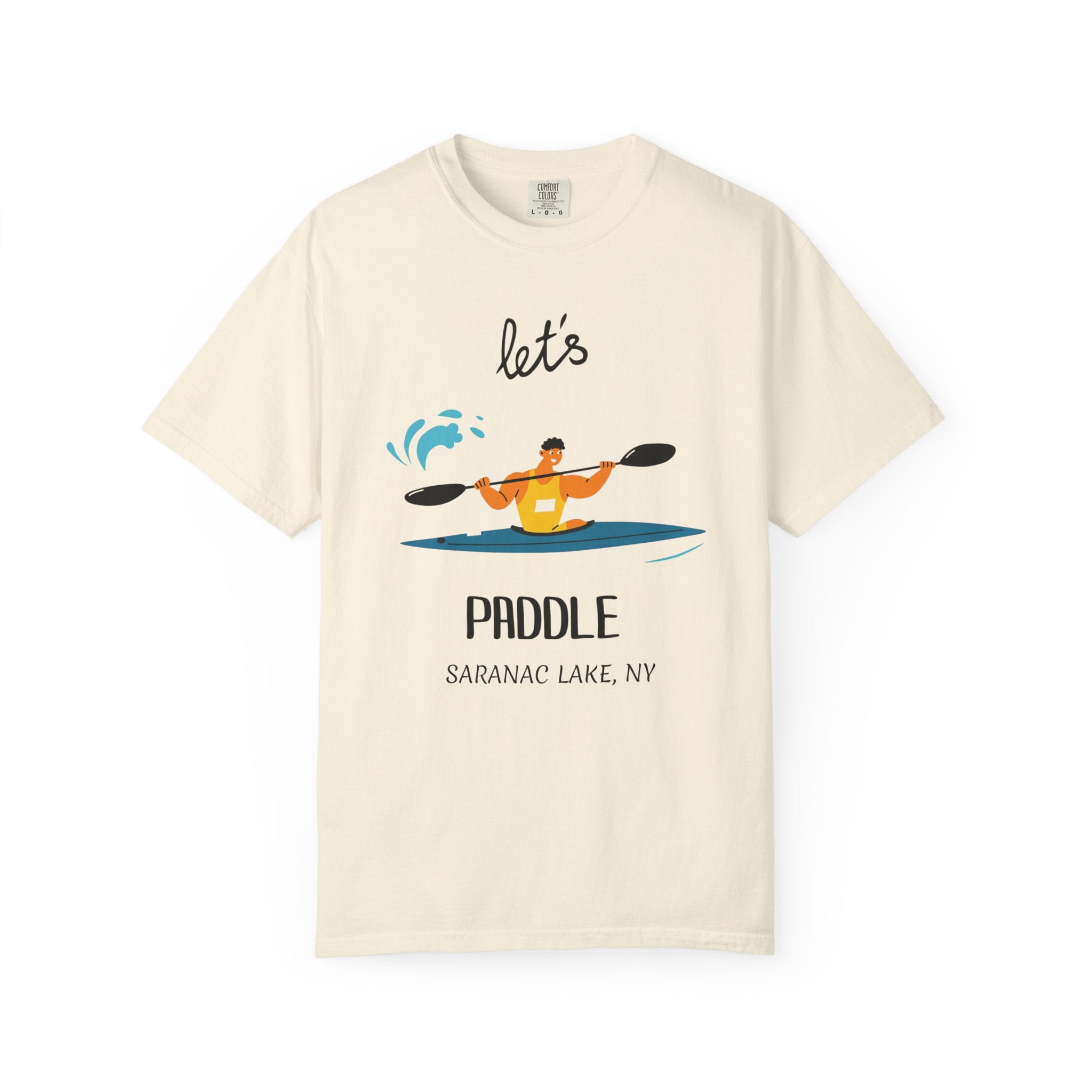 Kayaking T-Shirt - "Let's Paddle" unisex