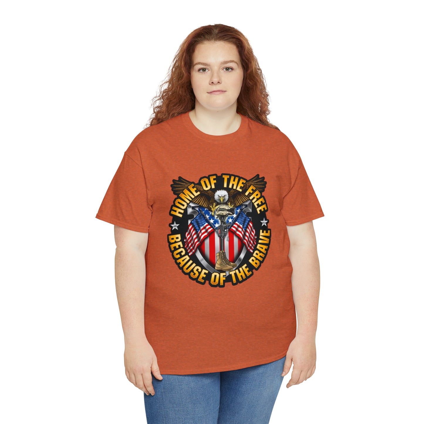 Home of the brave - Unisex Heavy Cotton Tee