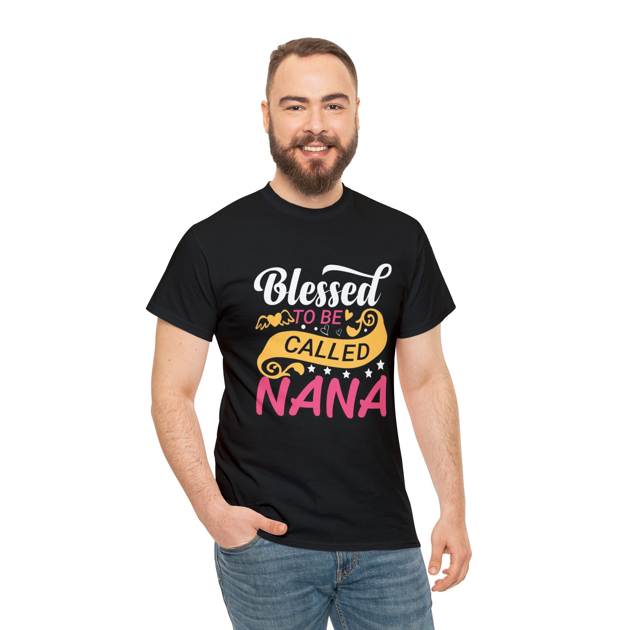 Blessed to be called nana-  Heavy Cotton Tee
