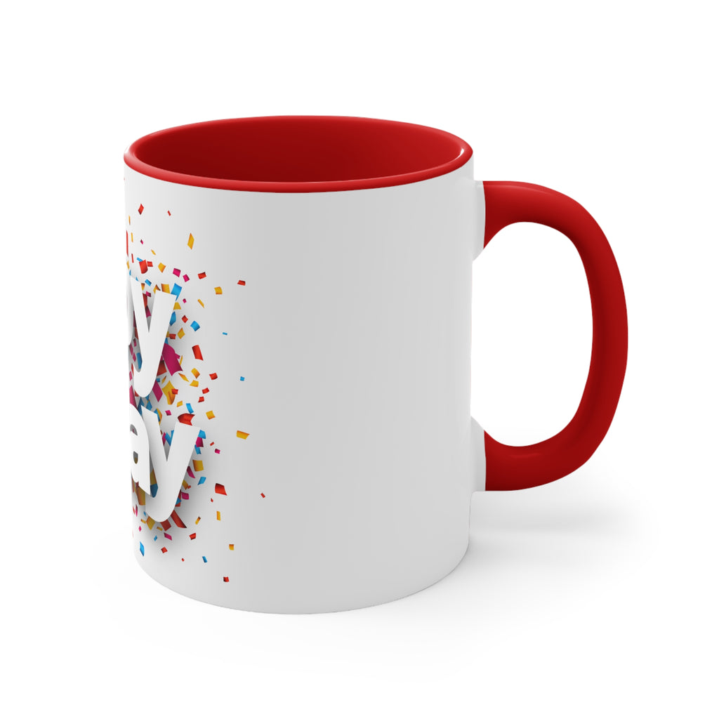 Happy Birthday— Accent coffee  Mug