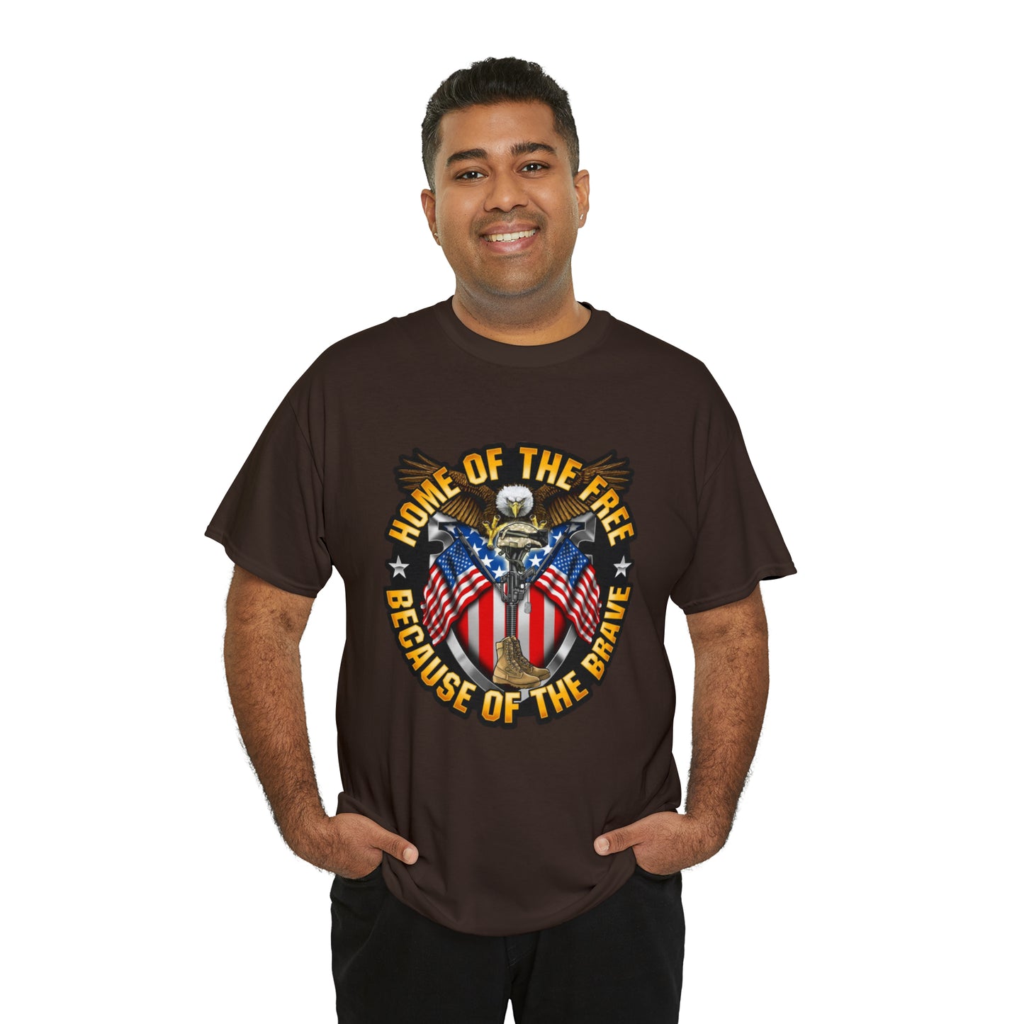 Home of the brave - Unisex Heavy Cotton Tee