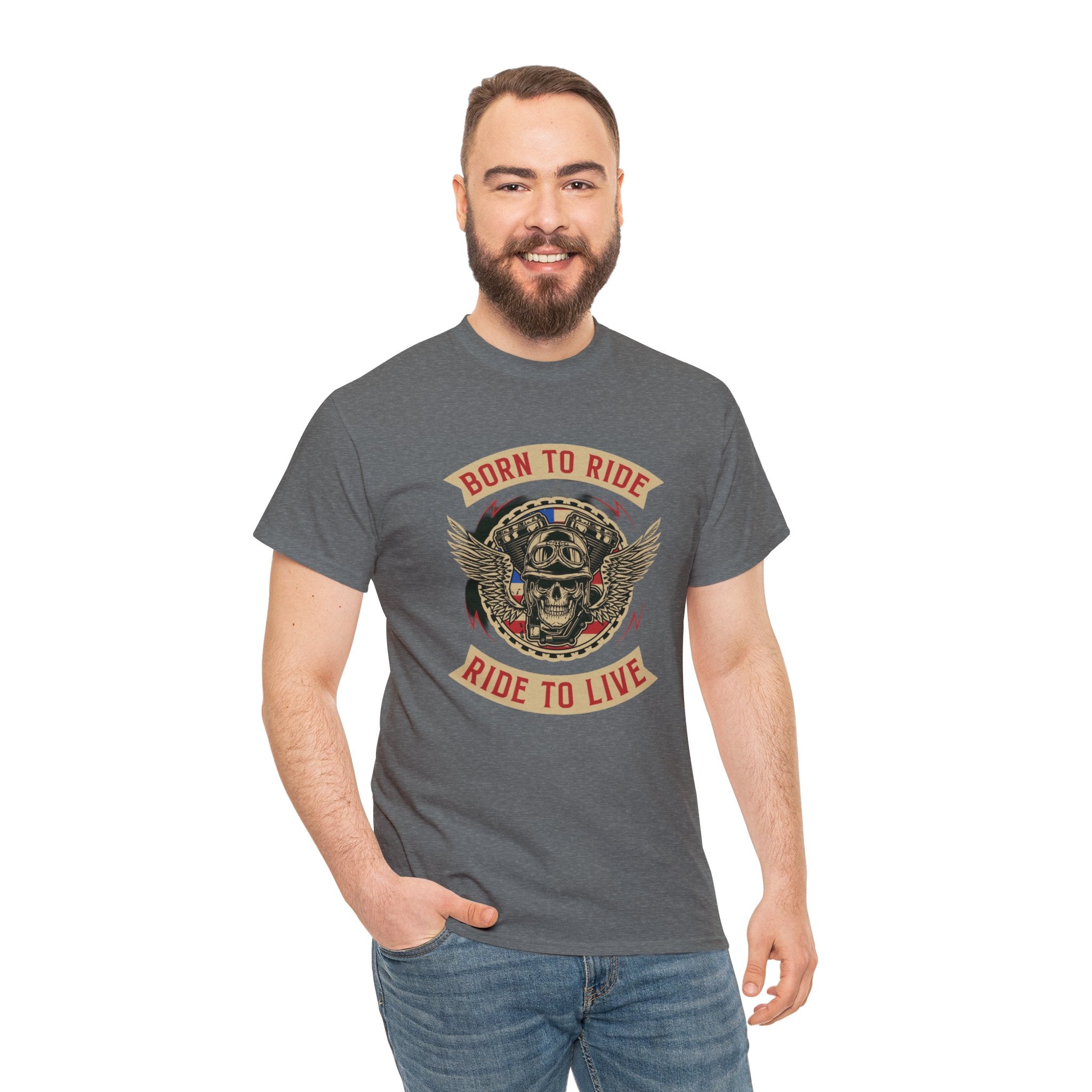Born to ride—Heavy Cotton Tee