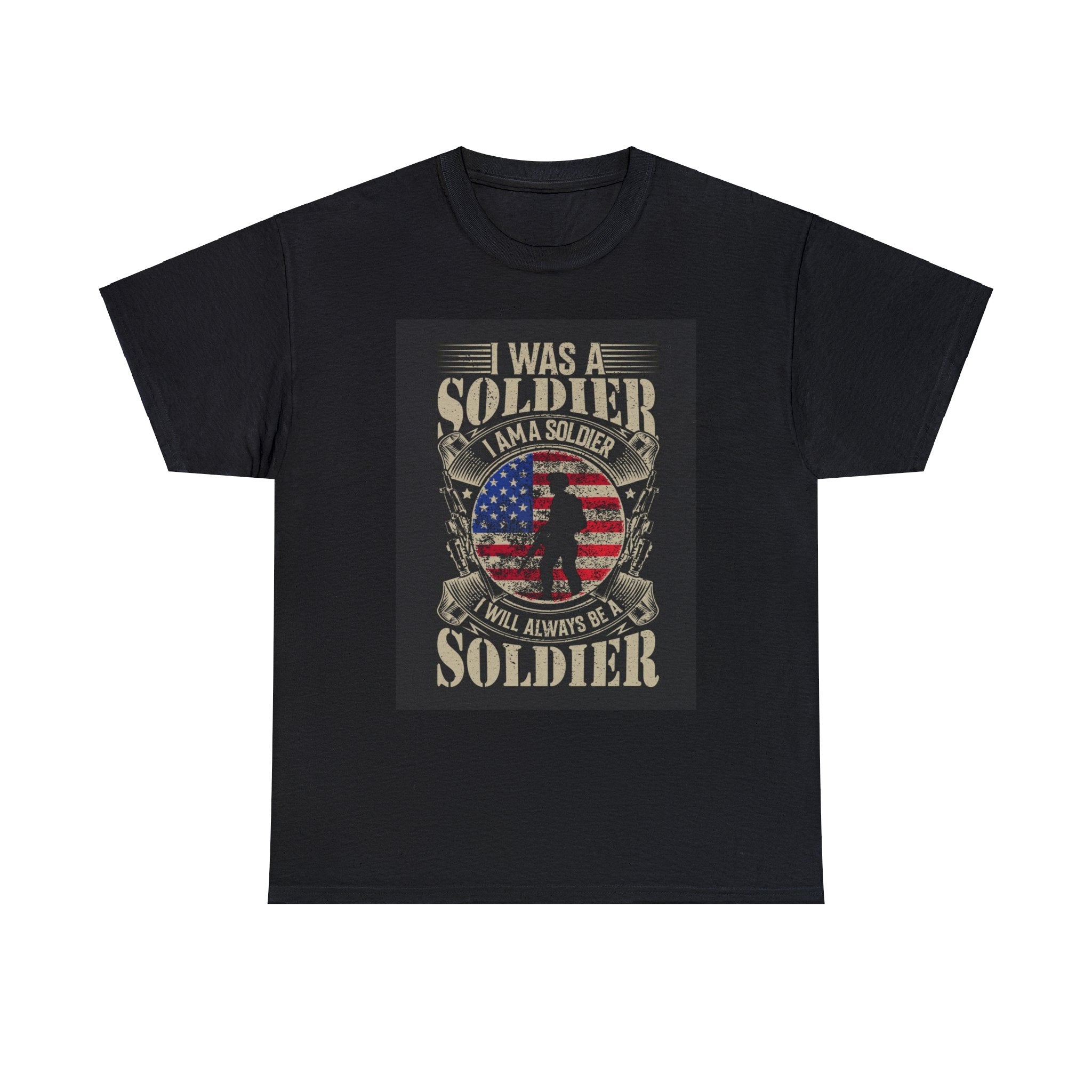 I was a soldier I am a soldier- Heavy Cotton Tee