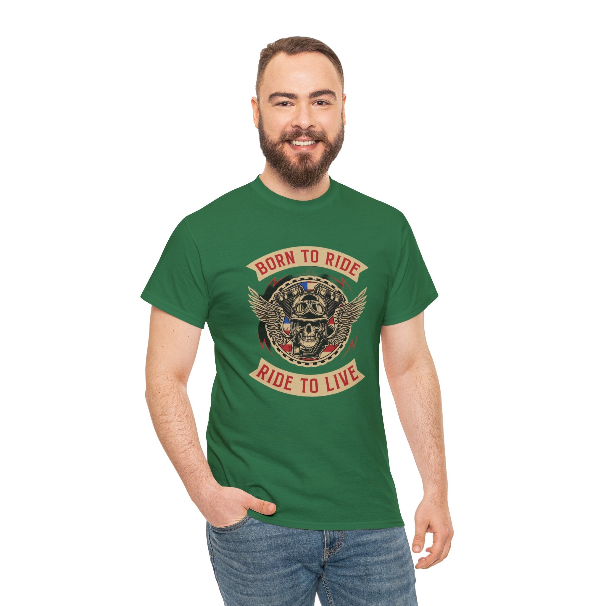 Born to ride—Heavy Cotton Tee