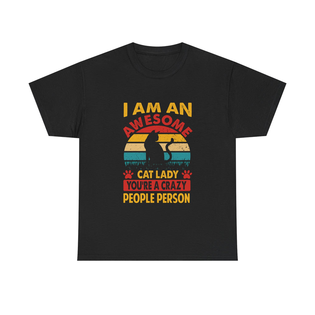 Crazy cat lady- Heavy Cotton Tee Shirt