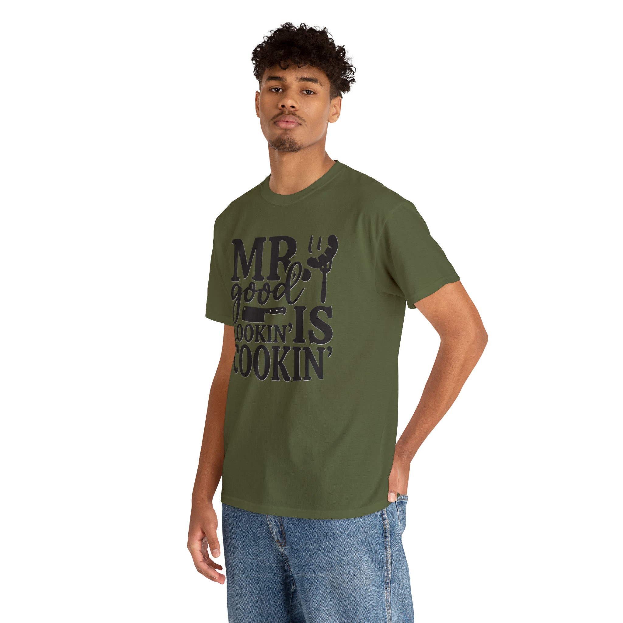 Mr good looking— Heavy Cotton Tee