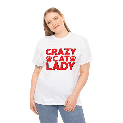 Crazy cat lady— Heavy Cotton Tee