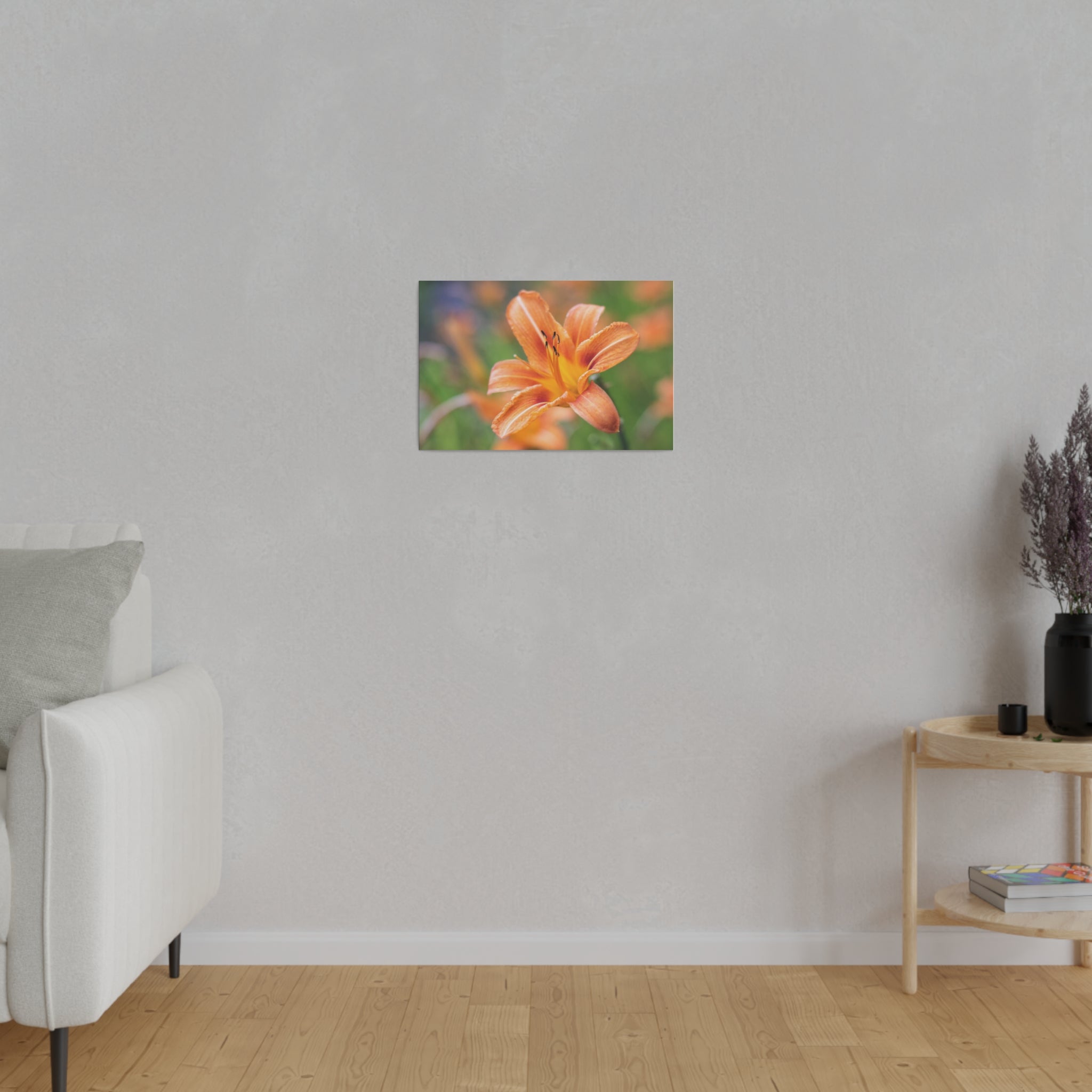 Lilly flower— Matte Canvas, Stretched, 0.75"
