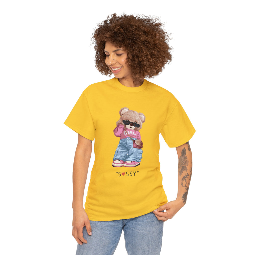 Sassy bear- Heavy Cotton Tee Shirt