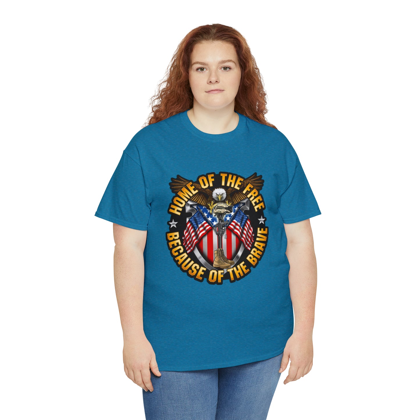 Home of the brave - Unisex Heavy Cotton Tee