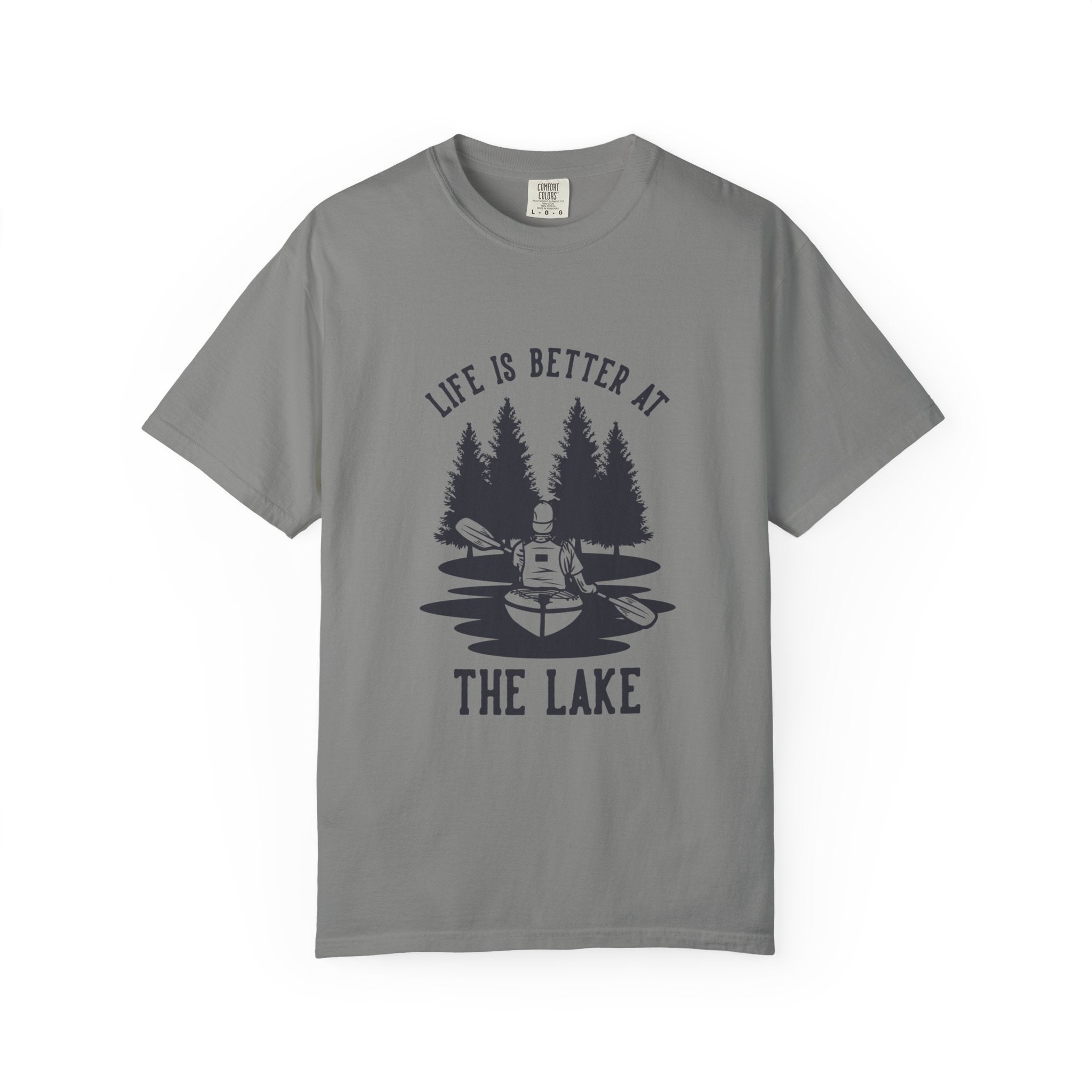 Lake Life Unisex Garment-Dyed T-Shirt - "Life is Better at the Lake"