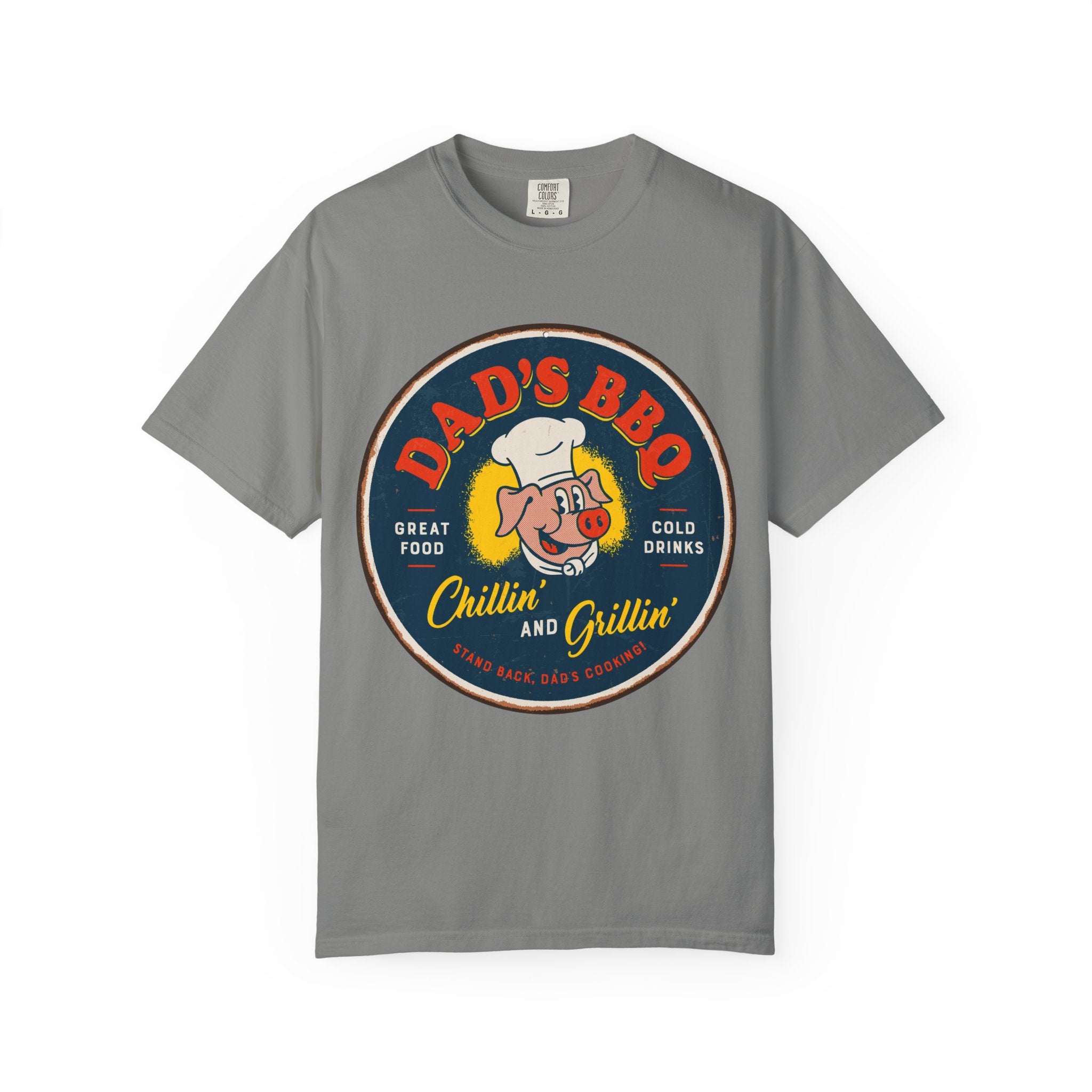 Dad's BBQ T-Shirt - Chill & Grill Design