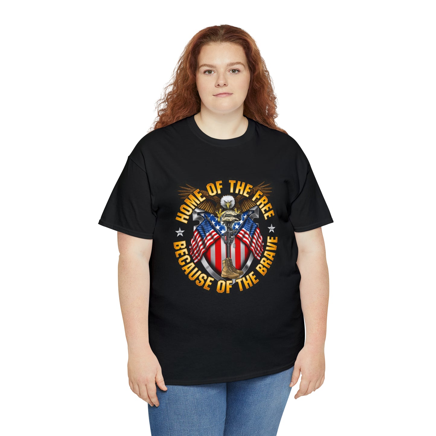 Home of the brave - Unisex Heavy Cotton Tee