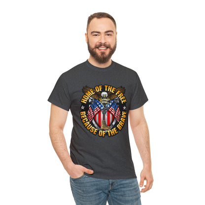 Home of the brave - Unisex Heavy Cotton Tee