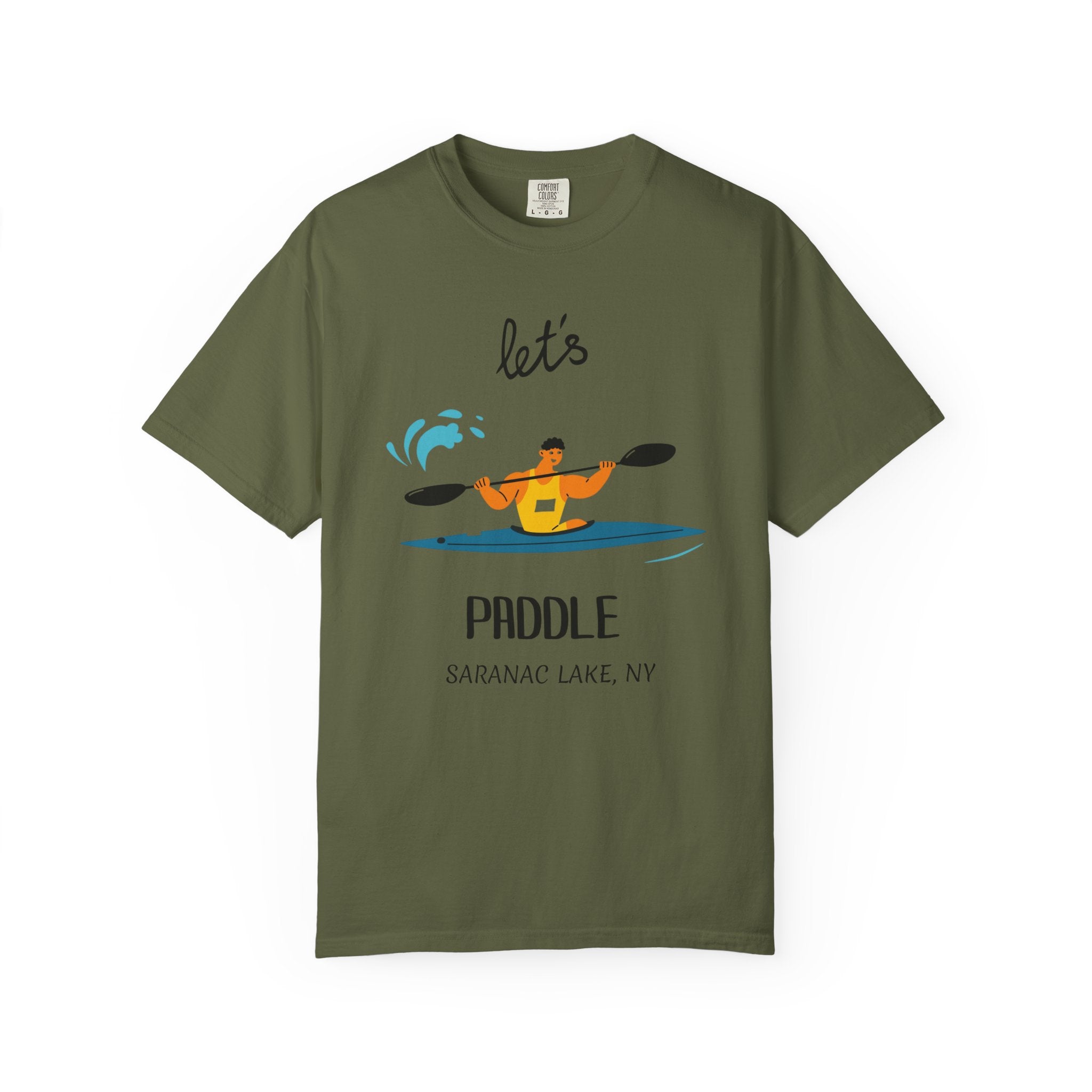 Kayaking T-Shirt - "Let's Paddle" unisex