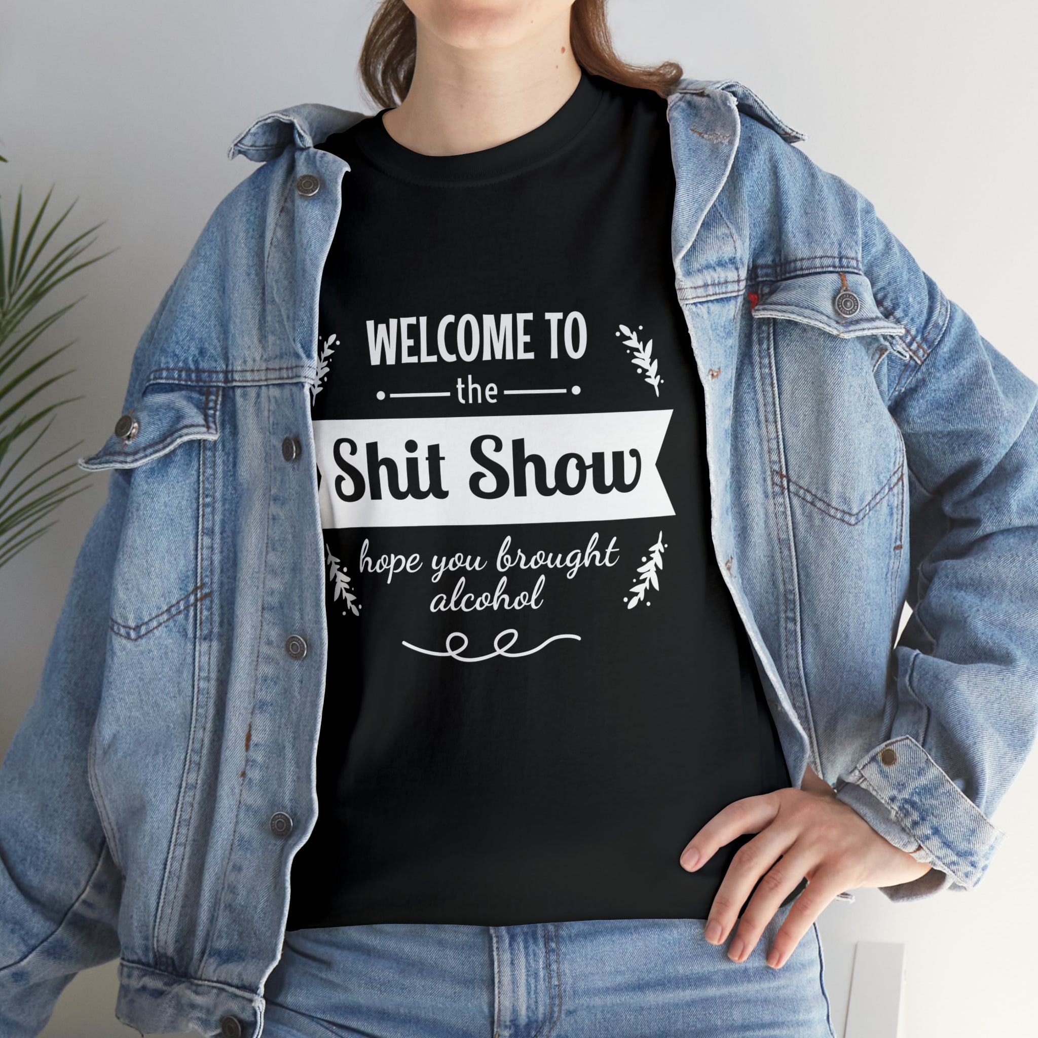 Welcome to the shit show- Unisex Heavy Cotton Tee