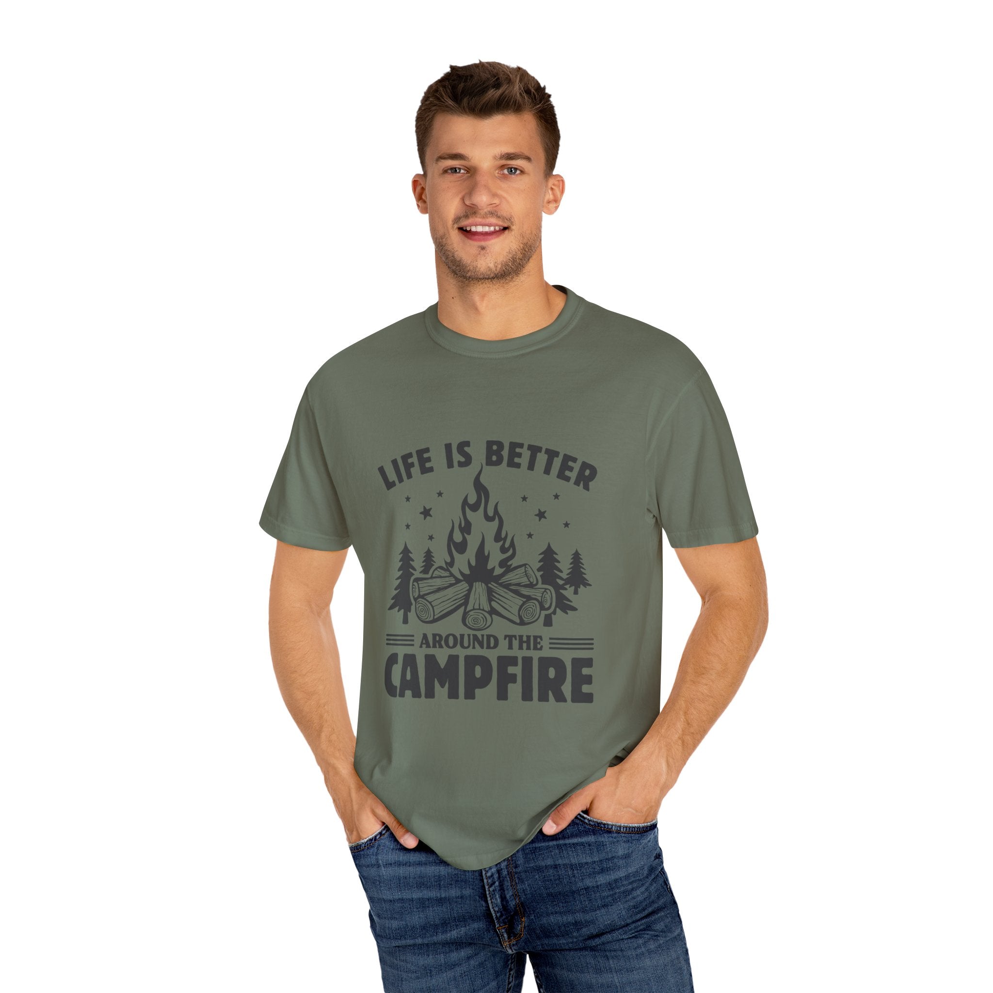 Campfire Vibes Unisex T-Shirt | Outdoor Adventure Tee | Camping Gift | Life is Better Around the Campfire | Casual Summer Shirt, [...]