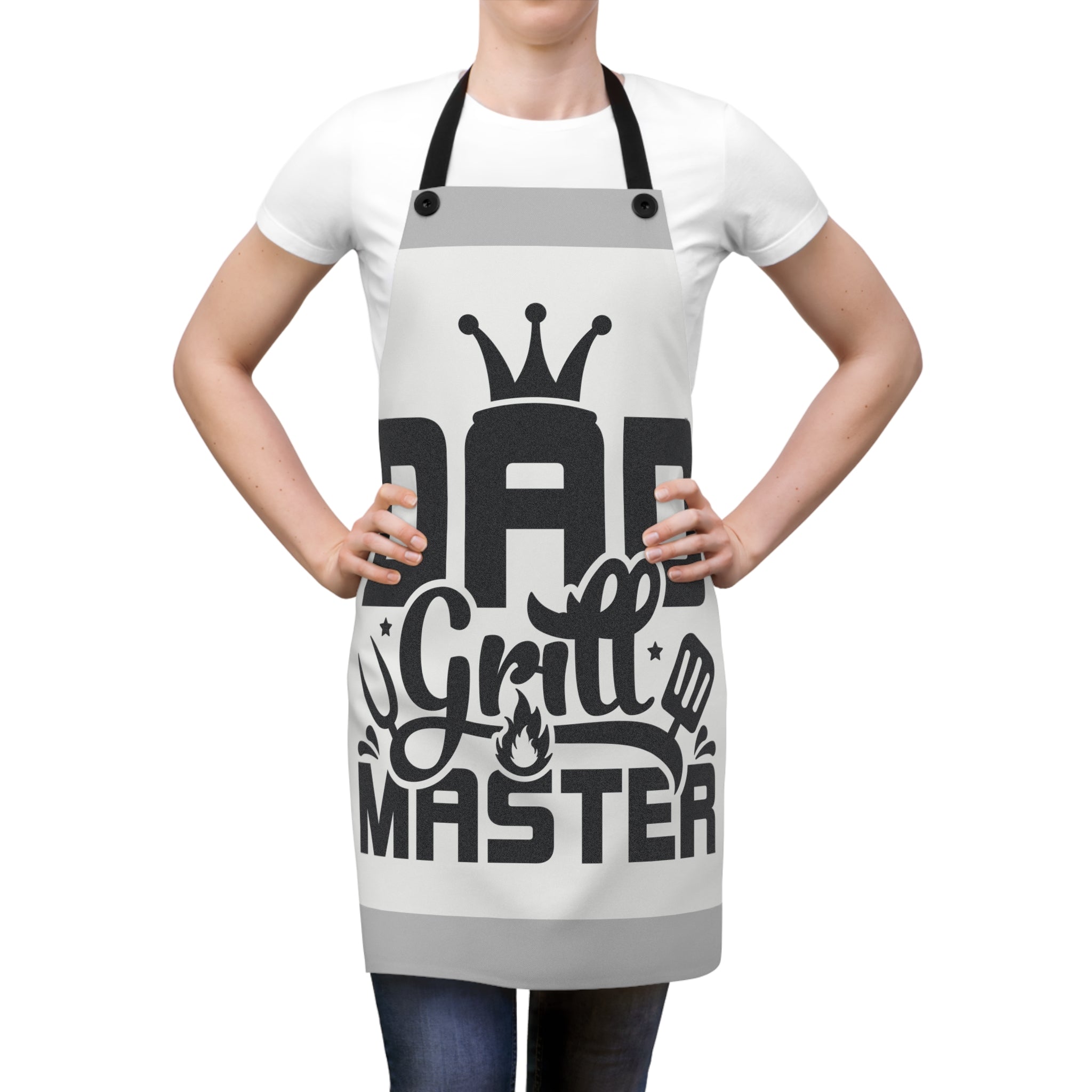 Grill Master Apron - Perfect Gift for Dads, BBQ Lover Apron, Father's Day Gift, Cooking Gift, Chef Apron