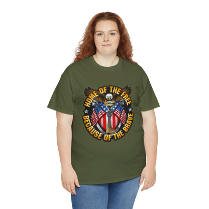 Home of the brave - Unisex Heavy Cotton Tee