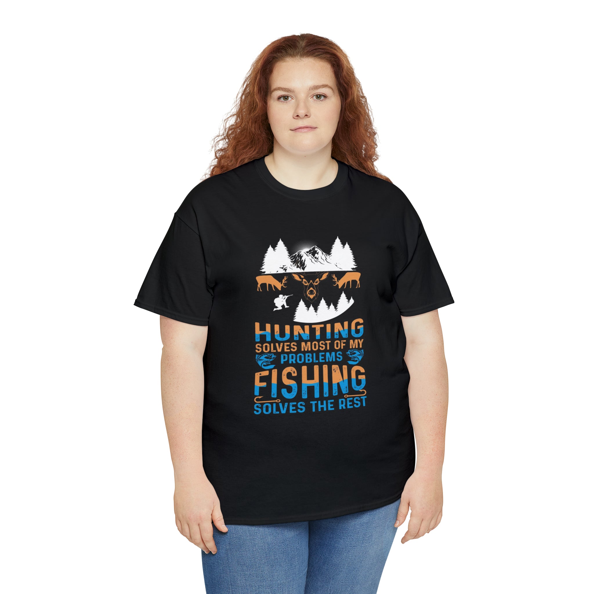 Hunting and fishing- Heavy Cotton Tee