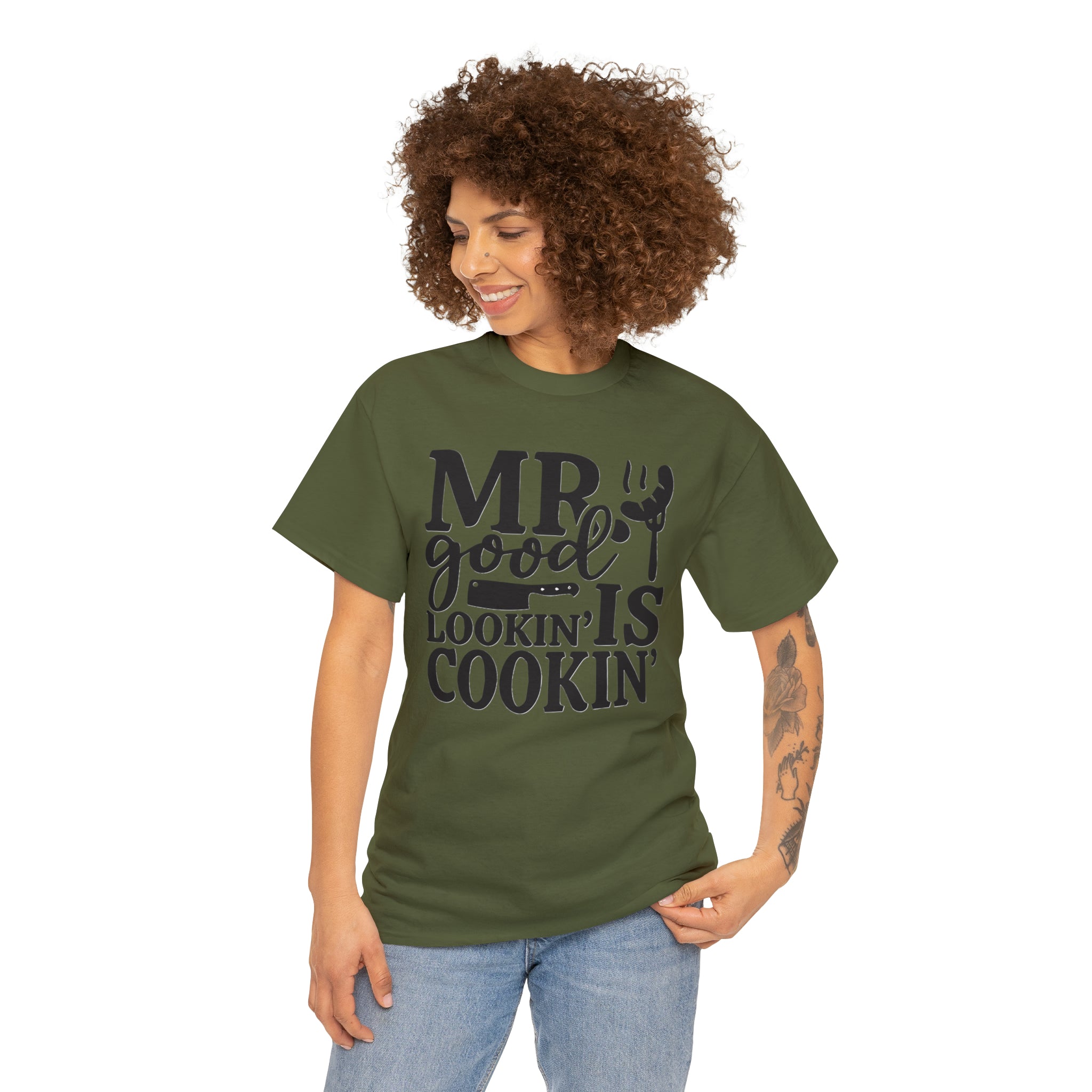 Mr good looking— Heavy Cotton Tee