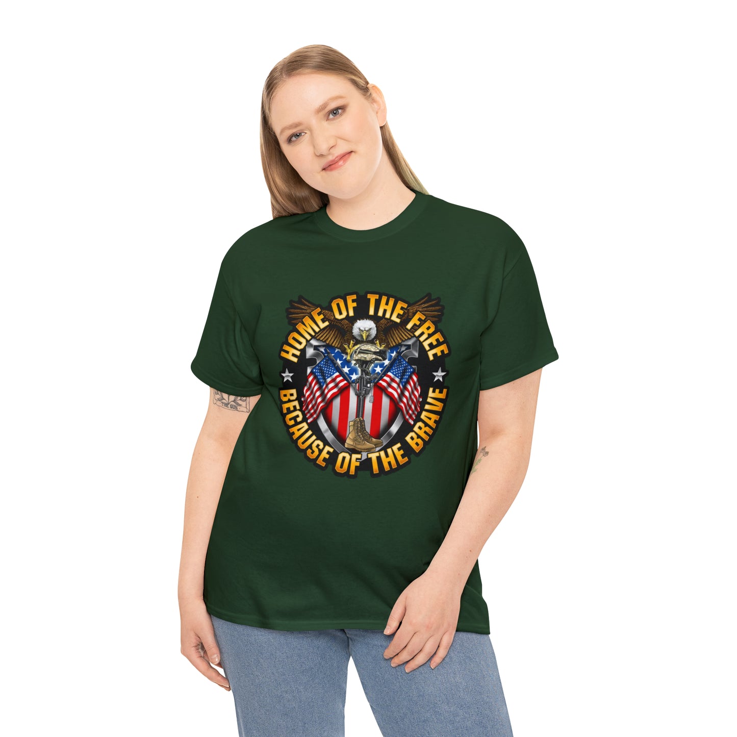 Home of the brave - Unisex Heavy Cotton Tee